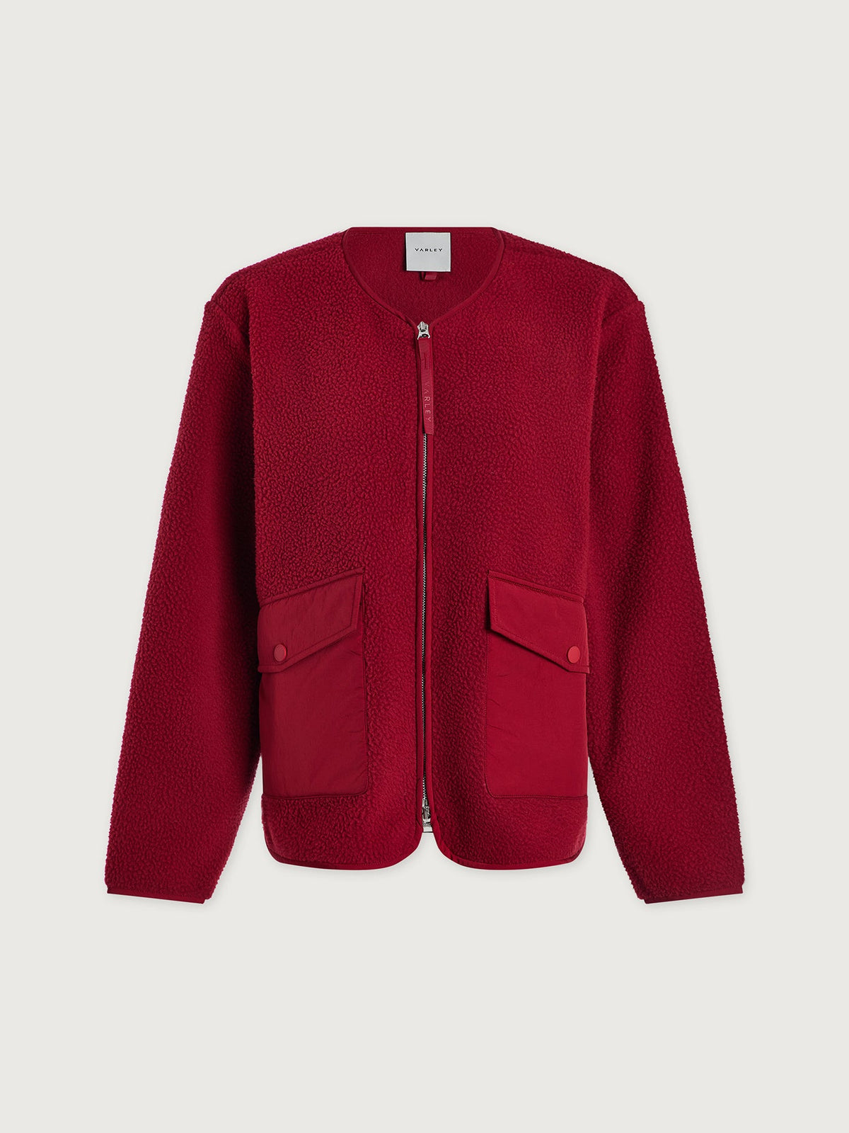 Marina Collarless Fleece Red Dahlia - Varley