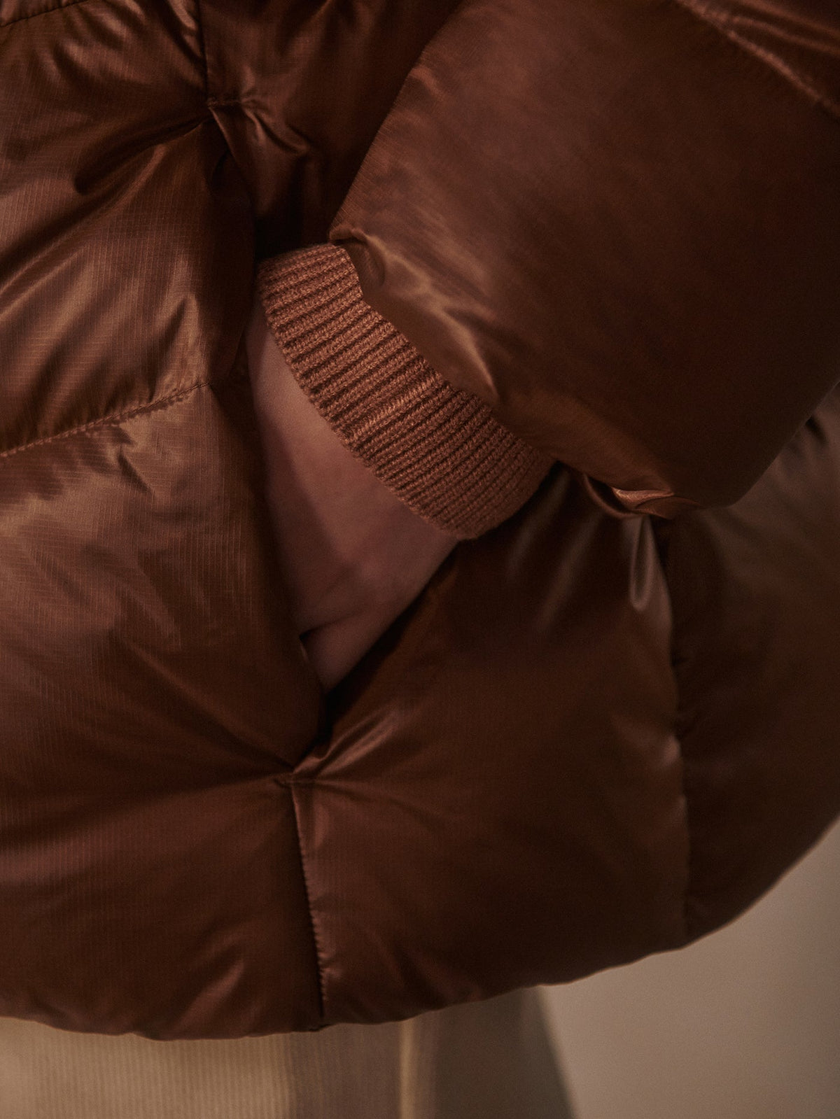 Madelina Lightweight Down Jacket Cocoa Dust - Varley