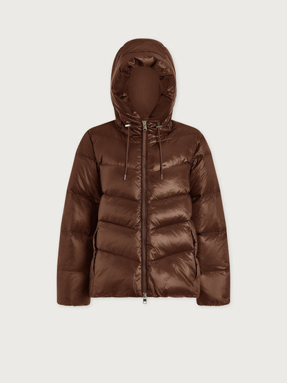 Madelina Lightweight Down Jacket Cocoa Dust - Varley