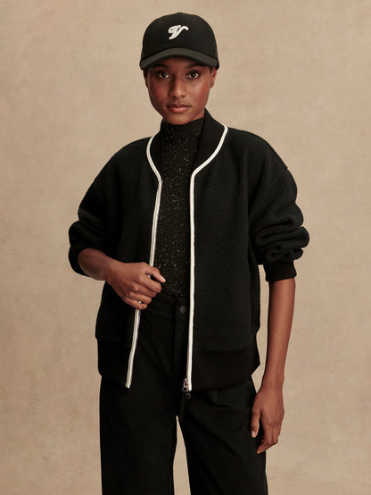 Hansley Fleece Jacket Black - Varley