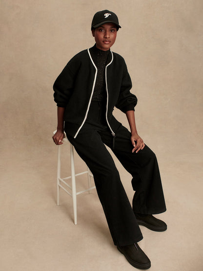 Hansley Fleece Jacket Black - Varley