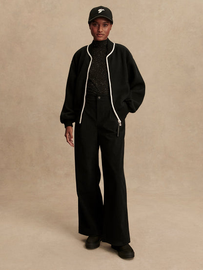 Hansley Fleece Jacket Black - Varley