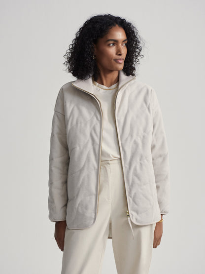 Libby Plush Quilt Jacket Light Sand - Varley
