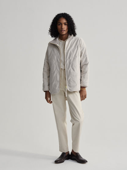 Libby Plush Quilt Jacket Light Sand - Varley
