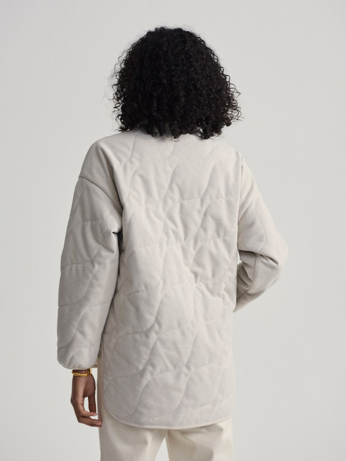 Libby Plush Quilt Jacket Light Sand - Varley