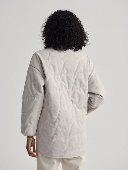 Libby Plush Quilt Jacket Light Sand - Varley