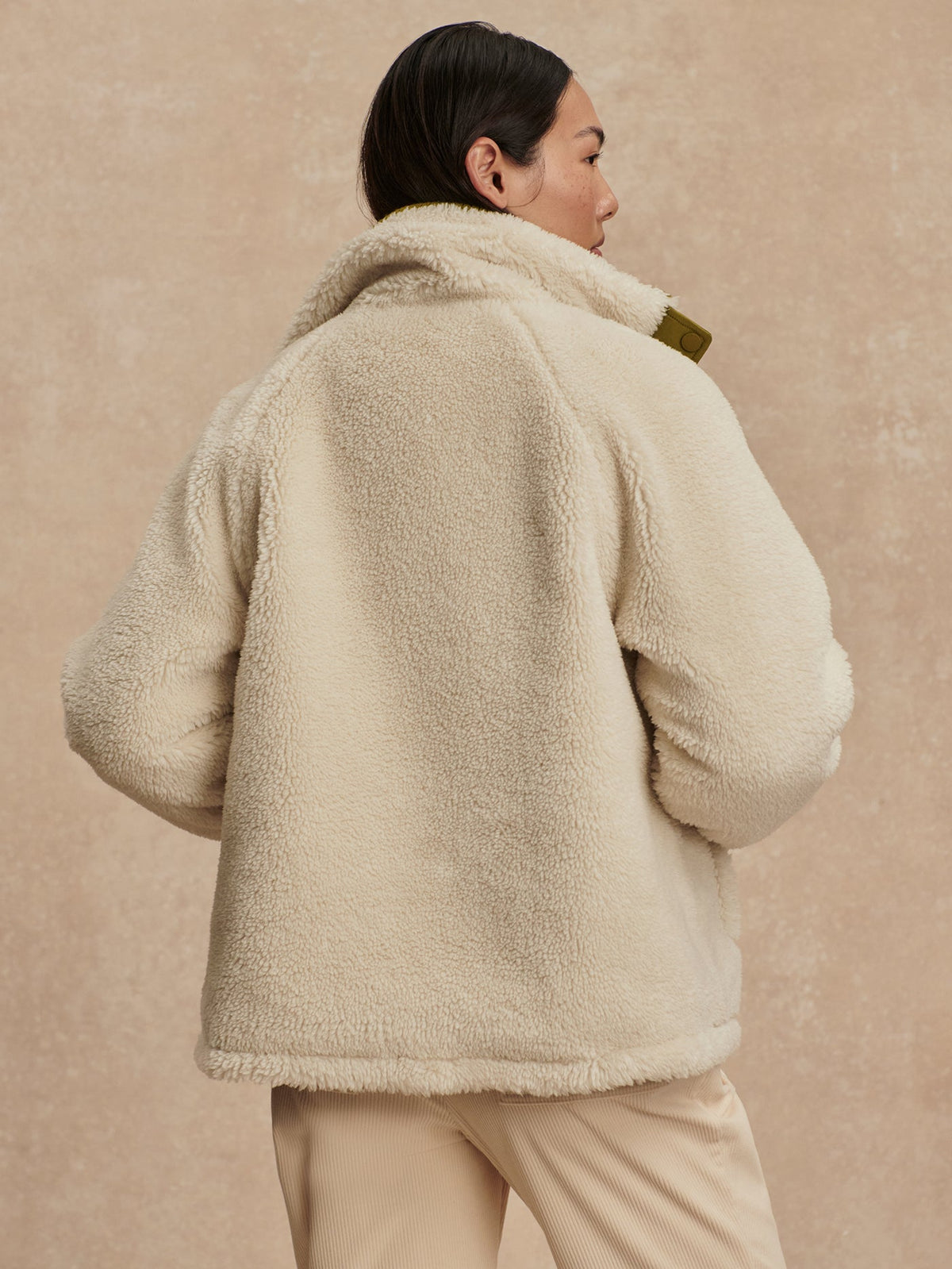Glover Reversible Jacket Birch/ Bright Moss - Varley