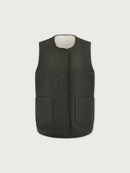 Audrea Reversible Gilet Sandshell/ Forest Night - Varley