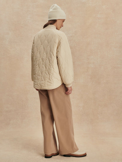 Serina Reversible Quilt Jacket Sandshell - Varley