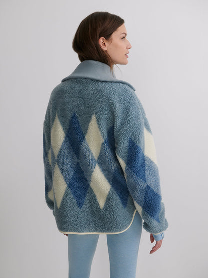 Franca Sherpa Jacket Ashley Blue - Varley