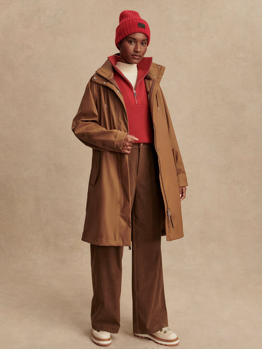 Amel A-Line Rain Jacket Cocoa Dust - Varley