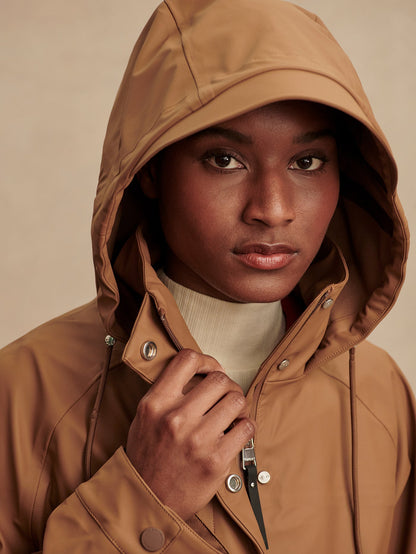 Amel A-Line Rain Jacket Cocoa Dust - Varley