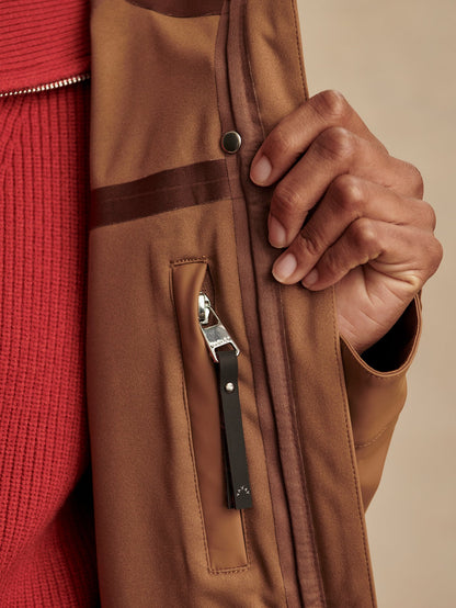 Amel A-Line Rain Jacket Cocoa Dust - Varley
