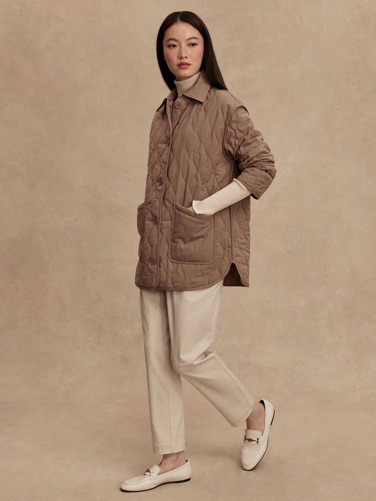 Wilson Relaxed Jacket Ash Taupe - Varley