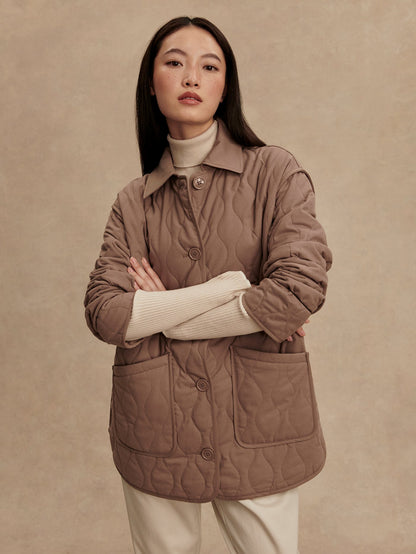 Wilson Relaxed Jacket Ash Taupe - Varley