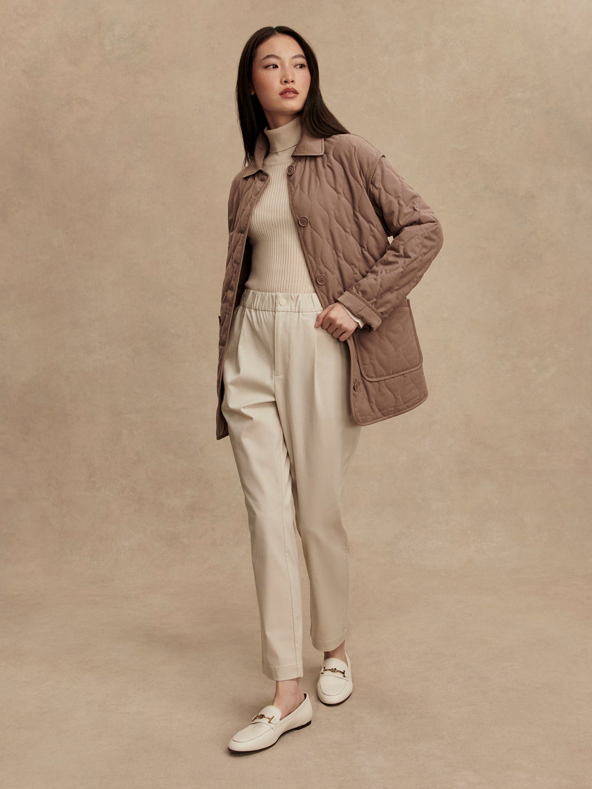 Wilson Relaxed Jacket Ash Taupe - Varley