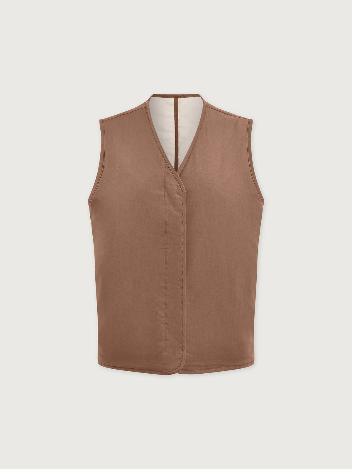 Lori Reversible Gilet Ash Taupe/ Birch - Varley