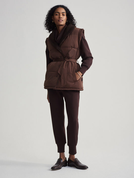 Lanville Reversible Gilet Chestnut/ Coffee Bean - Varley
