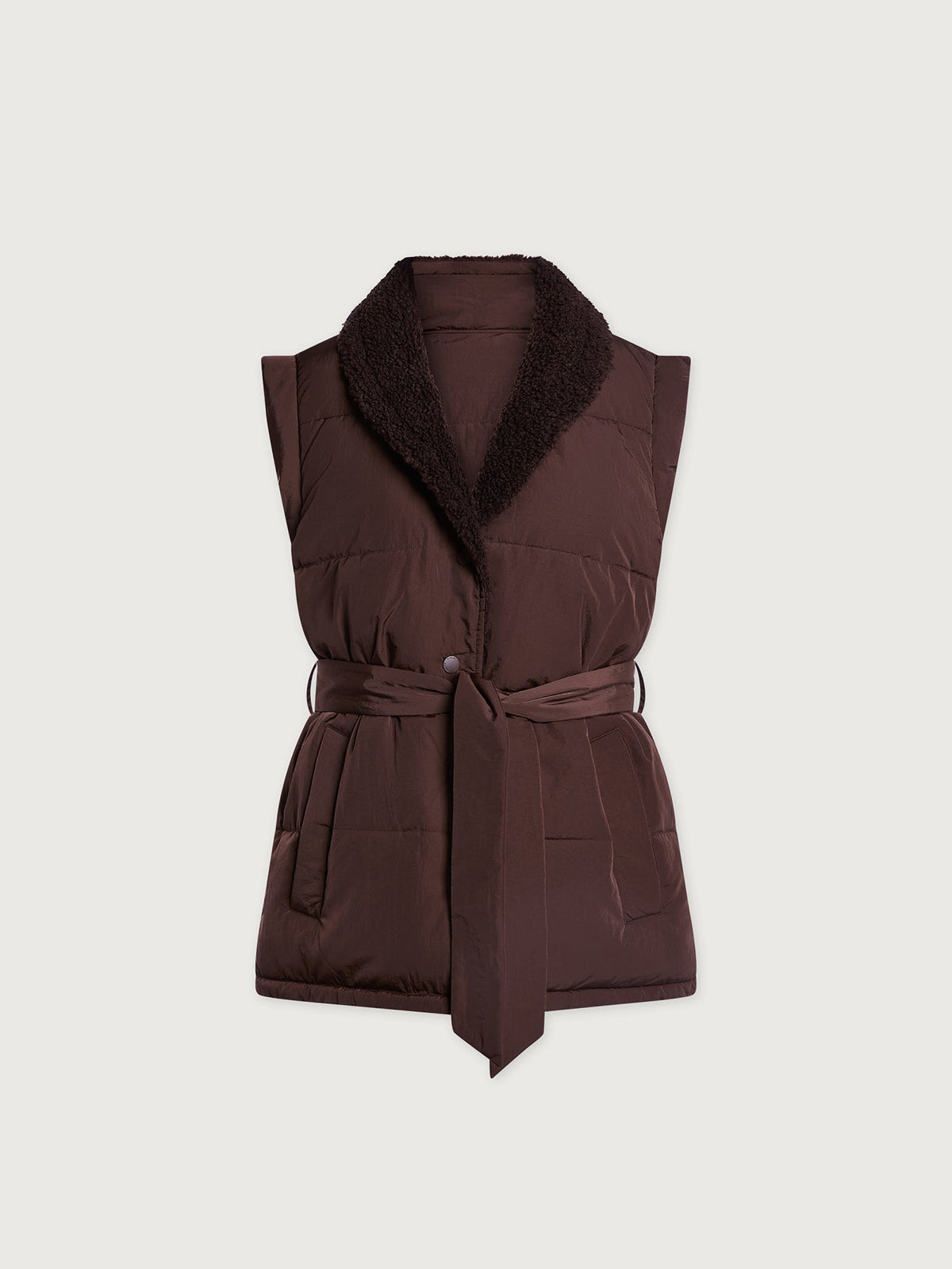 Lanville Reversible Gilet Chestnut/ Coffee Bean - Varley