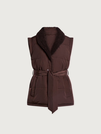 Lanville Reversible Gilet Chestnut/ Coffee Bean - Varley