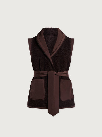 Lanville Reversible Gilet Chestnut/ Coffee Bean - Varley