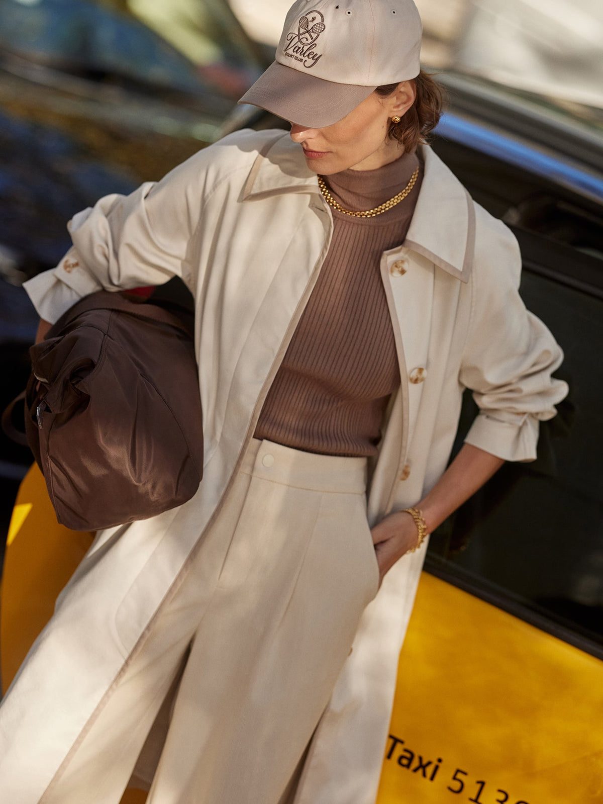 Stamford Car Coat Birch - Varley