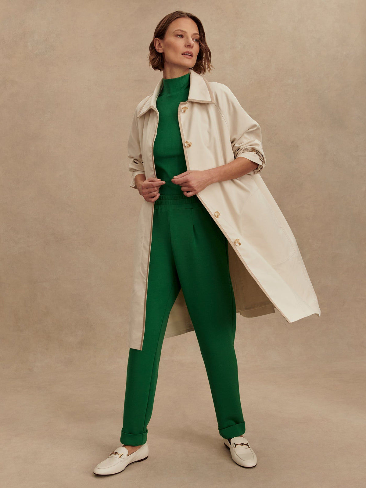 Stamford Car Coat Birch - Varley