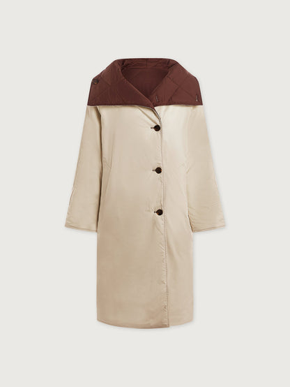 Annalise Reversible Wrap Coat Deep Mahogany - Varley