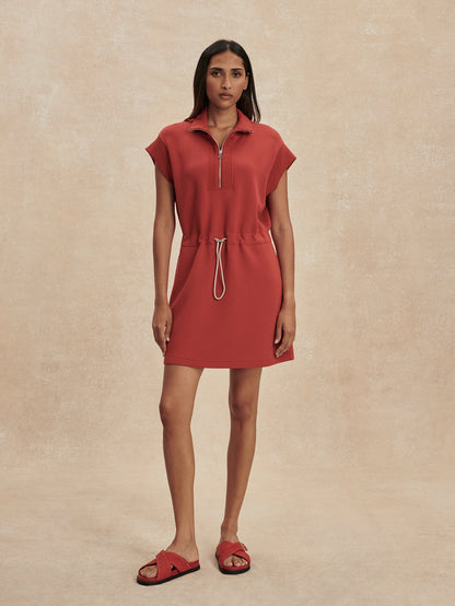 Avaya Half Zip Dress Bossa Nova - Varley