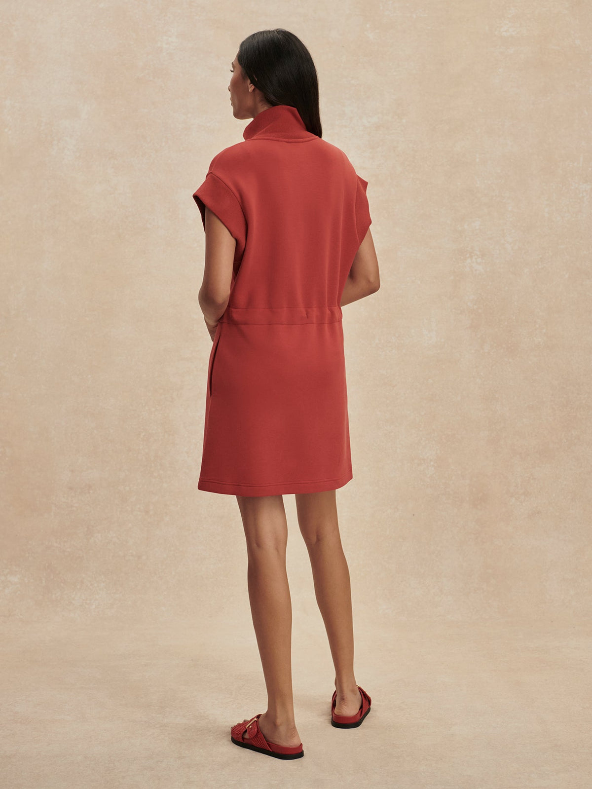 Avaya Half Zip Dress Bossa Nova - Varley
