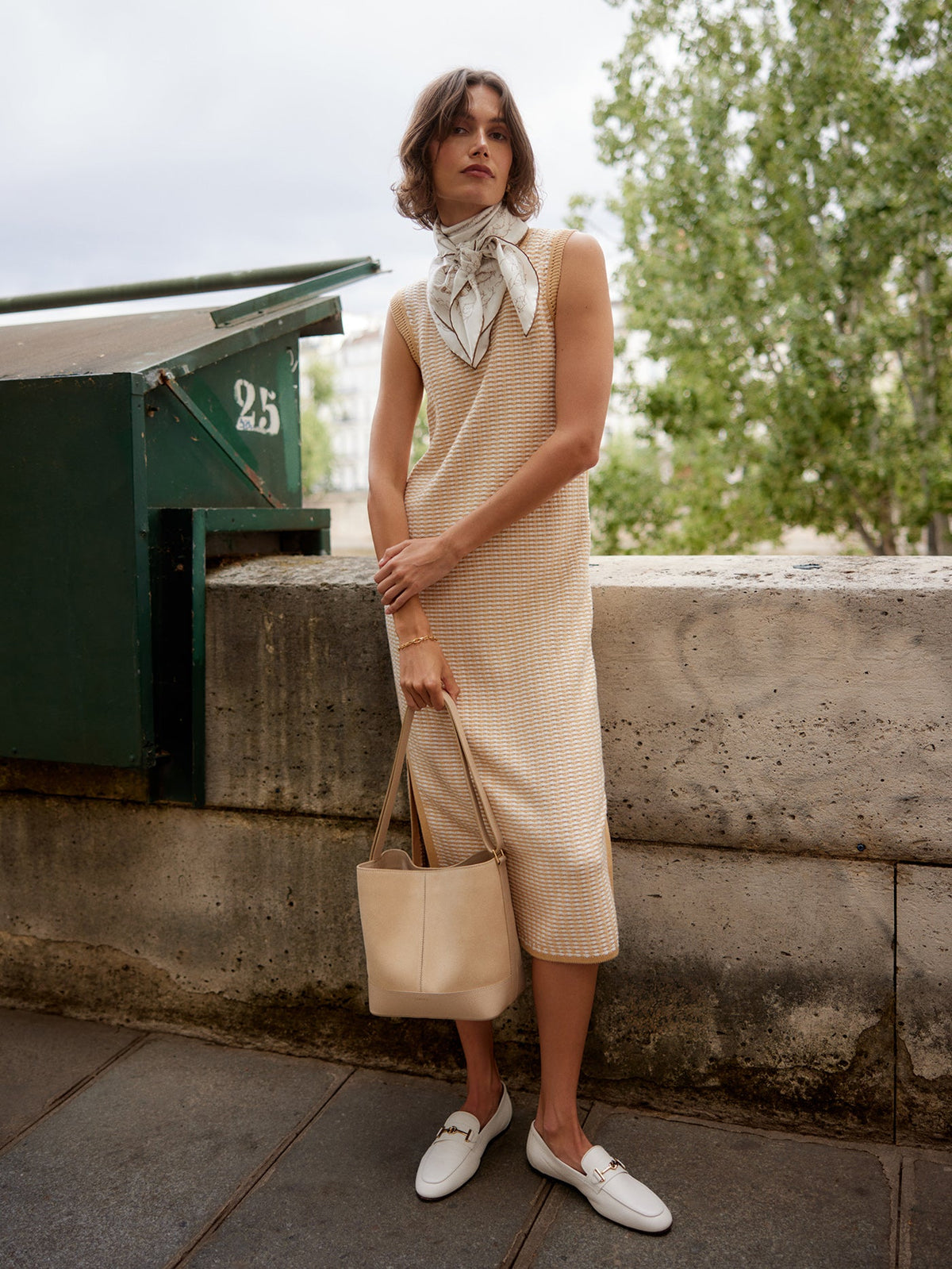 Aoife Knit Dress New Wheat - Varley