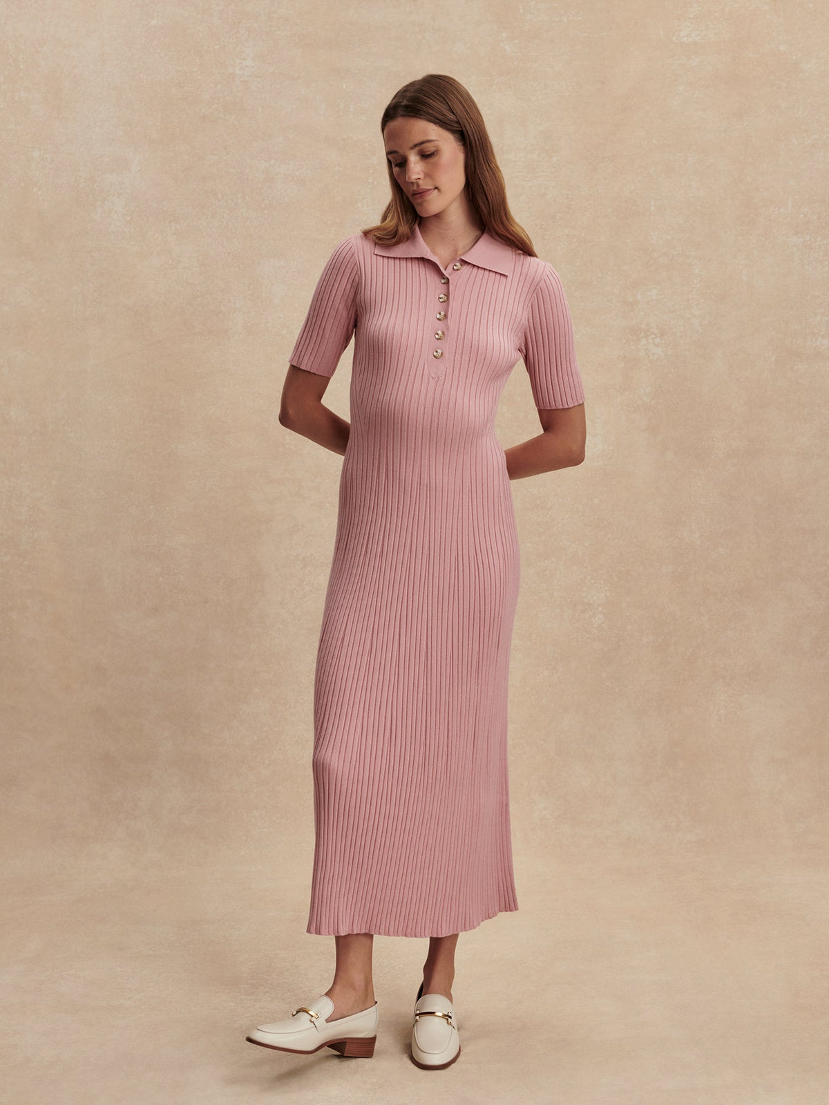 Joey Knit Maxi Dress Zephyr Mauve - Varley