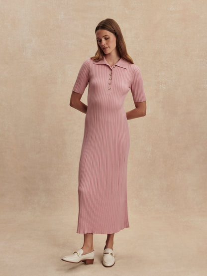 Joey Knit Maxi Dress Zephyr Mauve - Varley