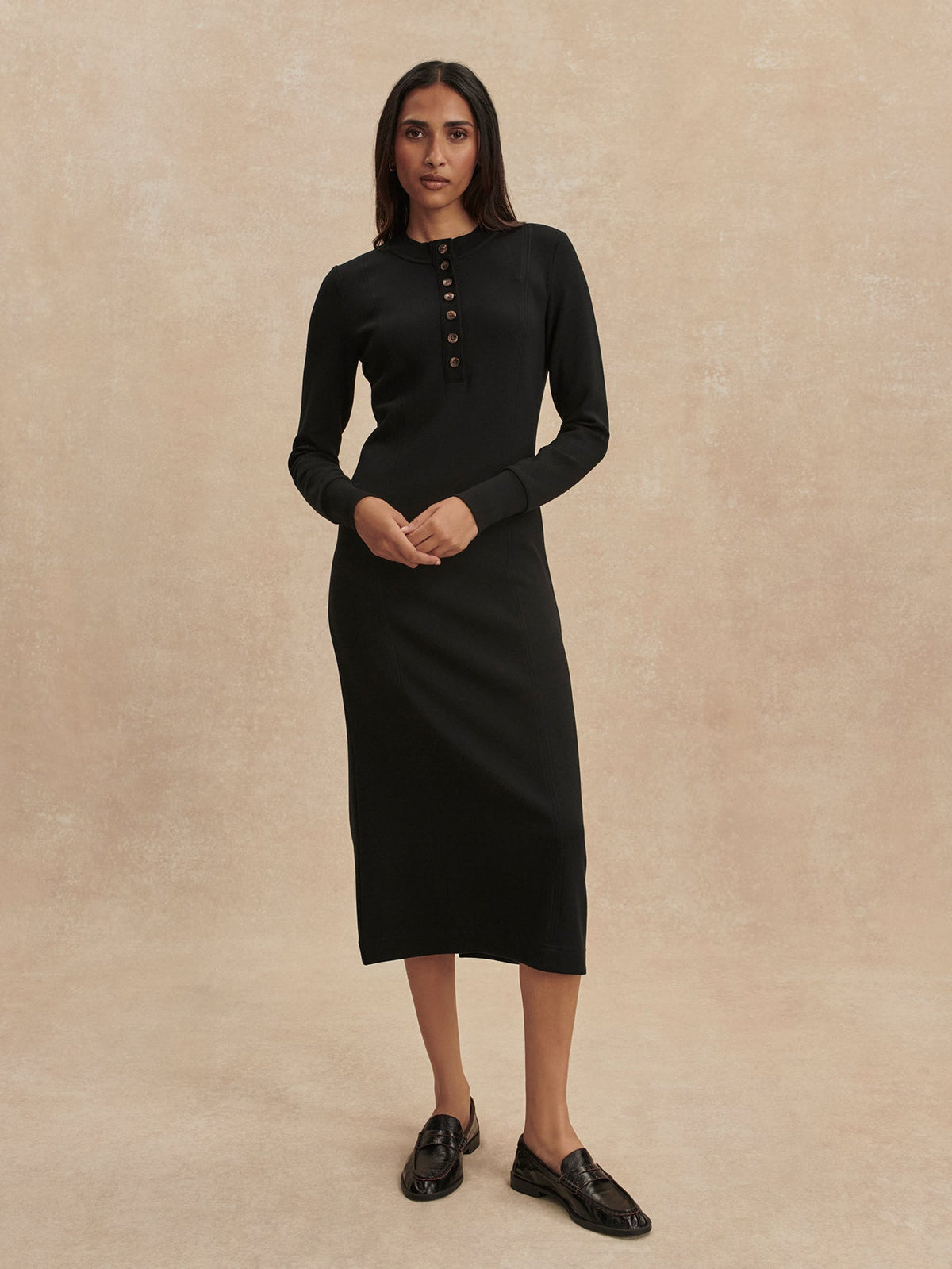 Abriella Midi Dress Black - Varley