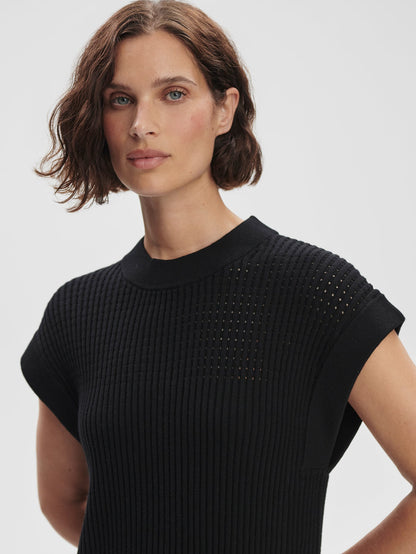 Cheston Relaxed Knit Dress | VARLEY US Black - Varley