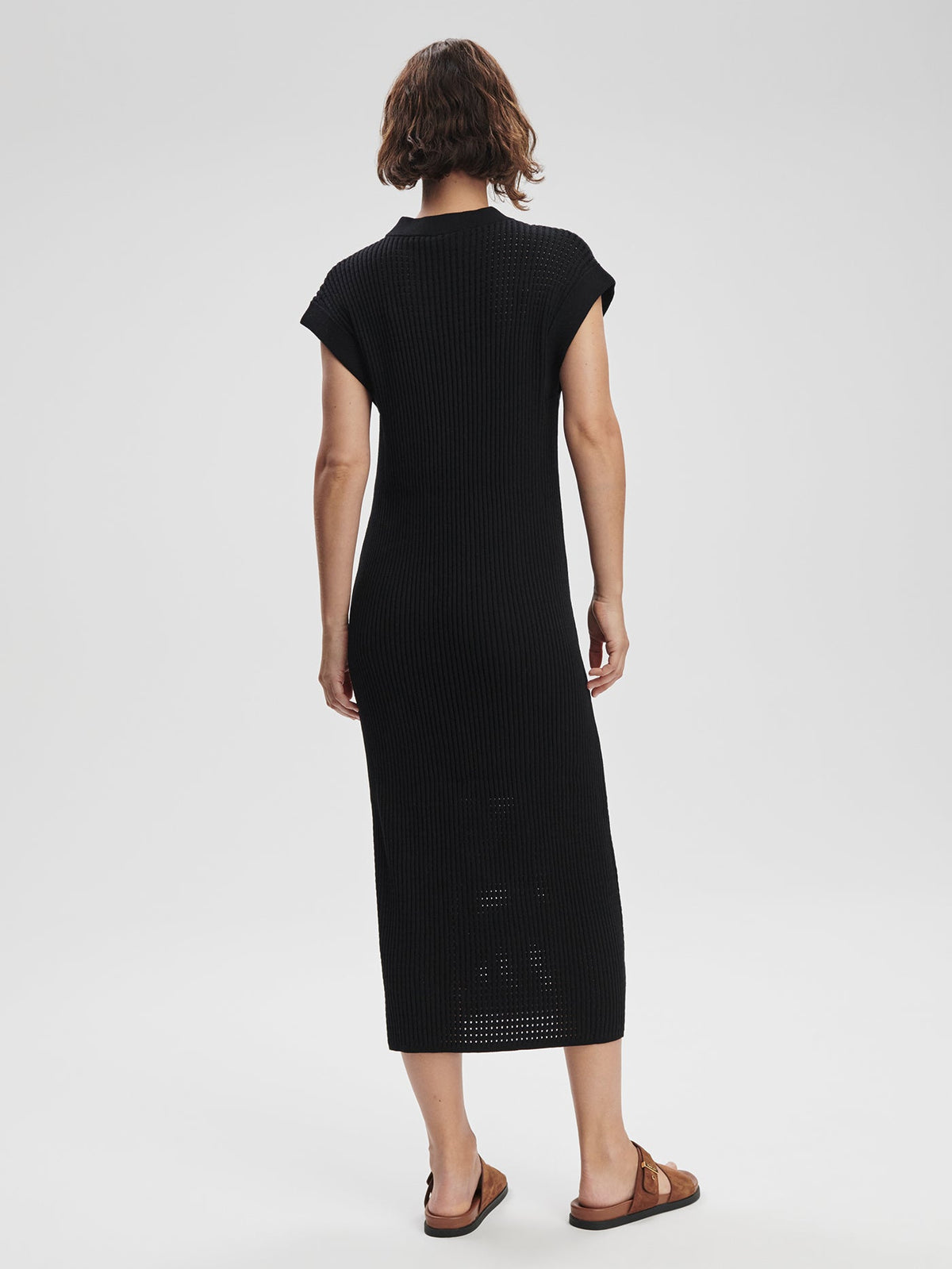 Cheston Relaxed Knit Dress | VARLEY US Black - Varley