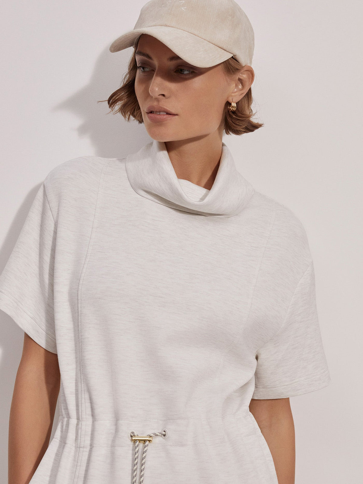Sophie Dress | VARLEY US Ivory Marl - Varley