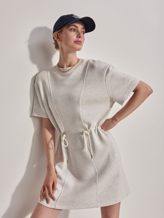 Maple Dress | VARLEY US Ivory Marl - Varley