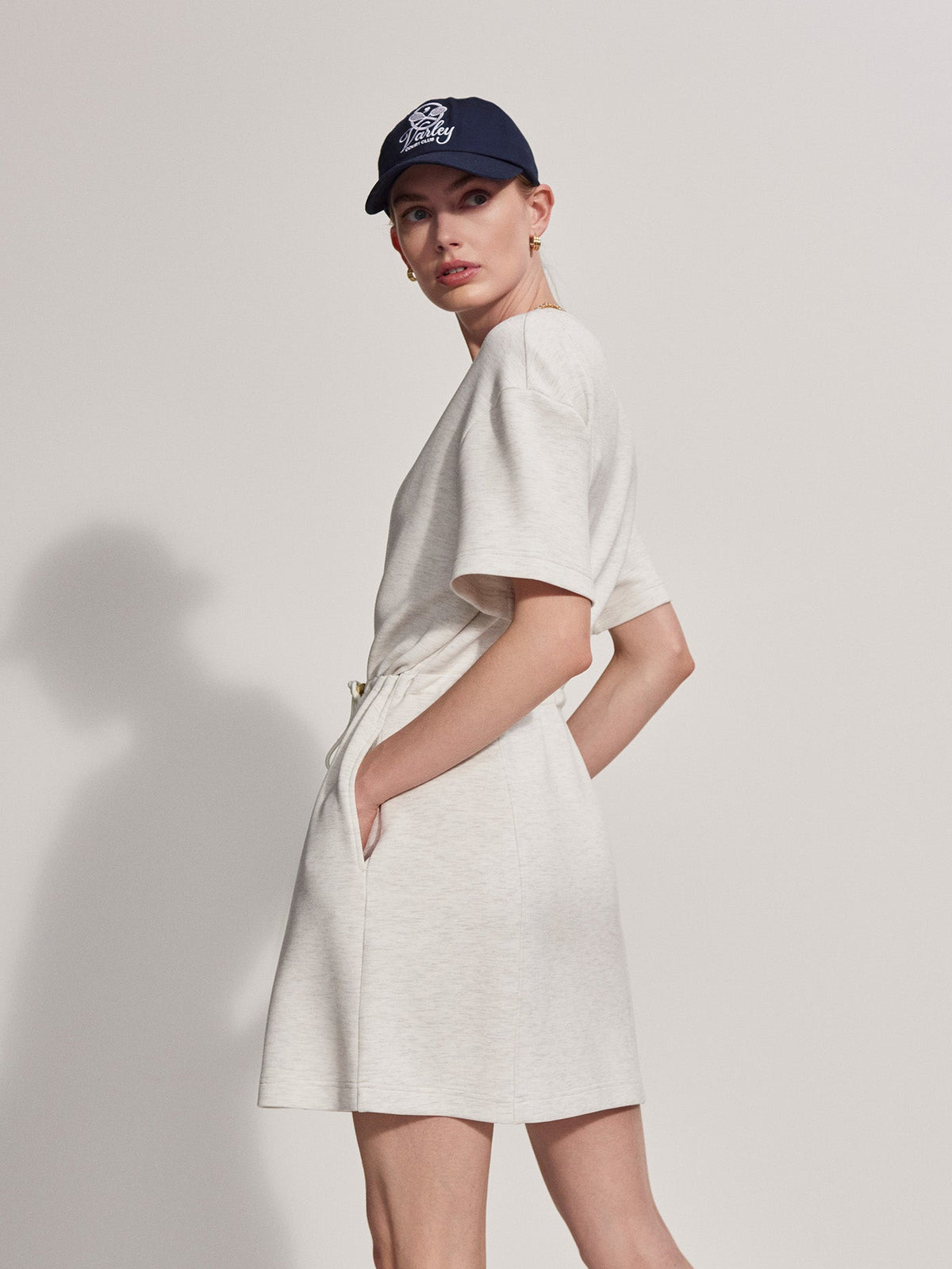 Maple Dress | VARLEY US Ivory Marl - Varley