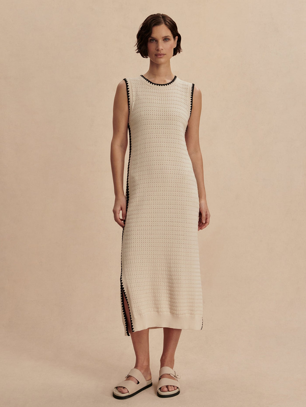Dwight Tank Knit Midi Dress | VARLEY US Birch - Varley