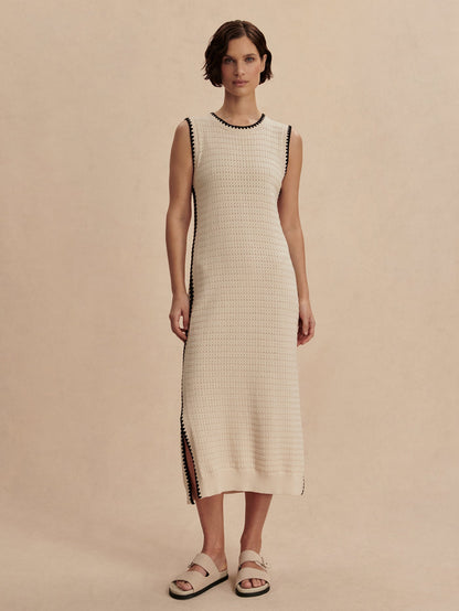 Dwight Tank Knit Midi Dress | VARLEY US Birch - Varley