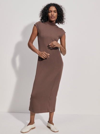 Taunton Midi Dress | VARLEY US Chestnut - Varley
