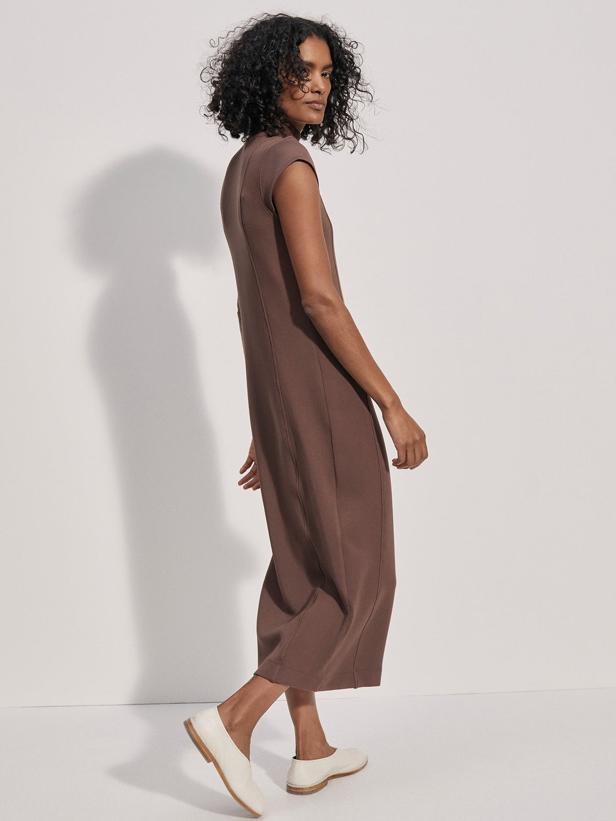 Taunton Midi Dress | VARLEY US Chestnut - Varley