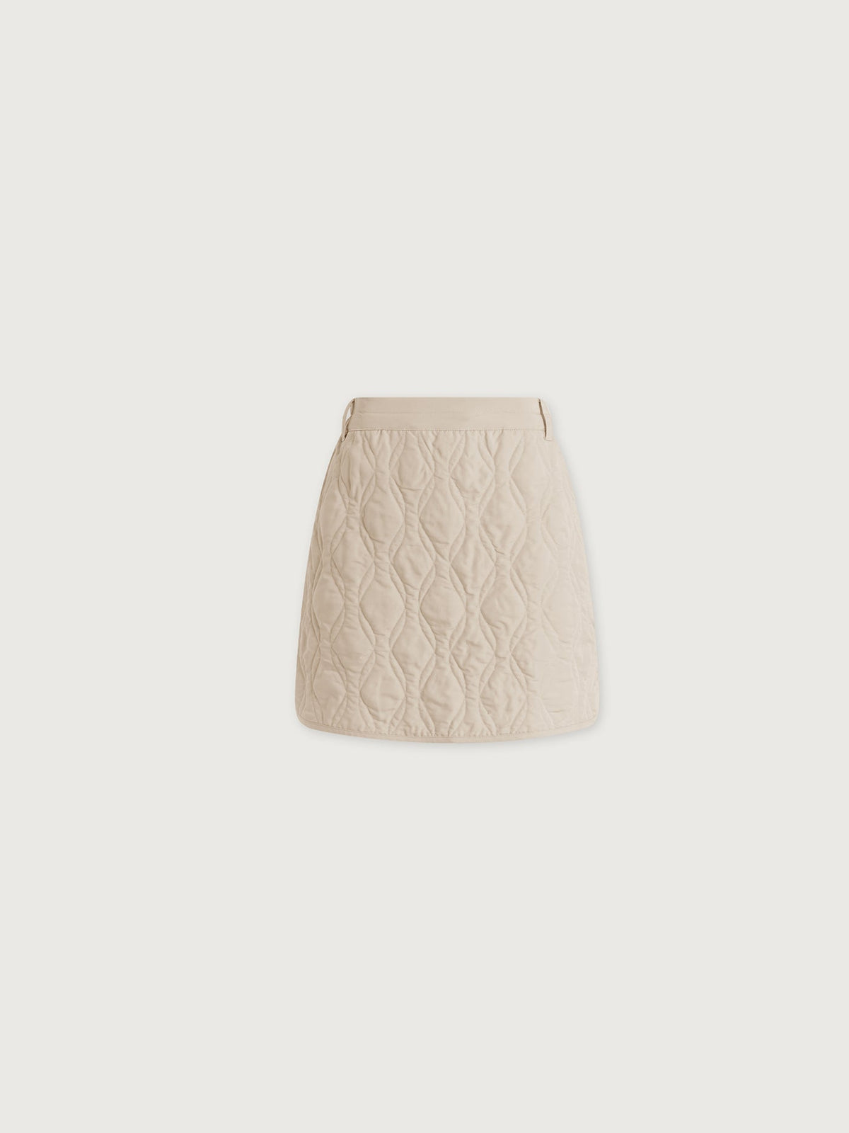 Florin Quilted Skirt Oat Milk - Varley