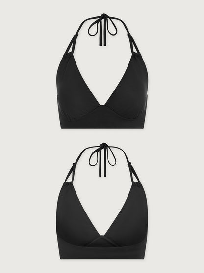 Leoni Bikini Top Black - Varley