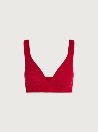 Stasia Bikini Top Haute Red - Varley