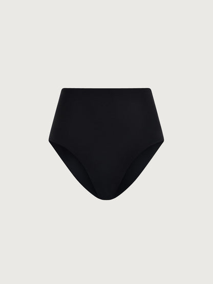 Thalia High Rise Bikini Bottom Black - Varley