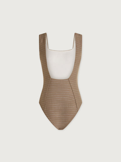 Sofia Swimsuit | VARLEY US Driftwood - Varley