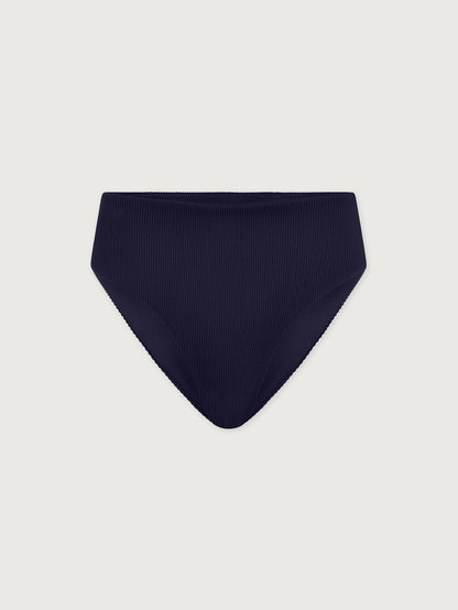 Kinley Mid Rise Bikini Bottom Evening Blue - Varley