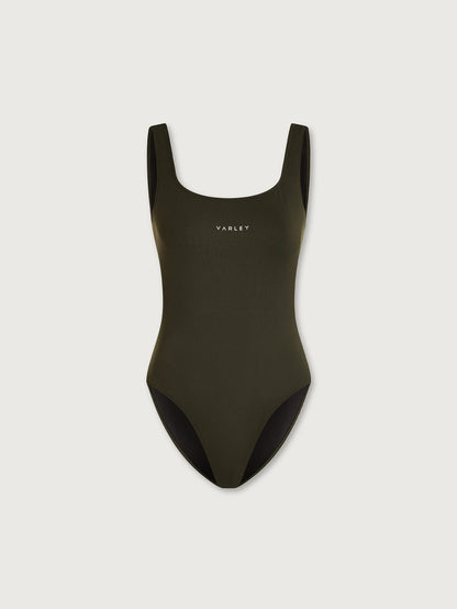 Layla Swimsuit | VARLEY US Grape Leaf - Varley